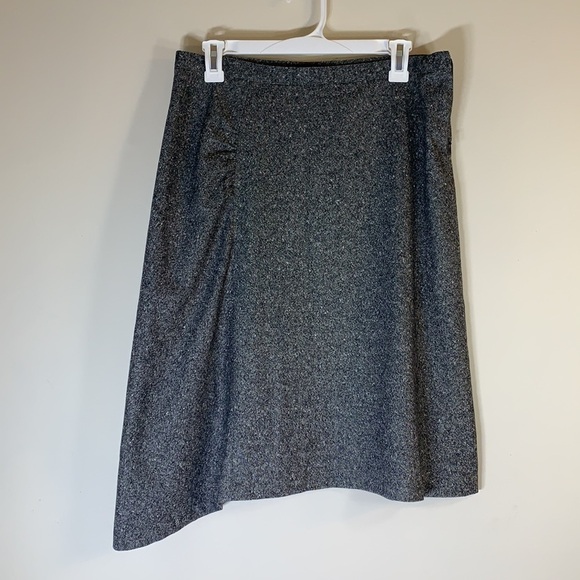 Banana Republic 6 ITALY MADE Wool Silk Blend Skirt. - Picture 6 of 9